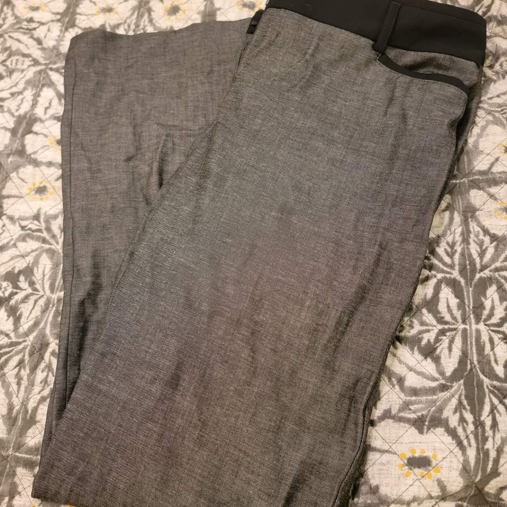Express Columbist Gray+black pants